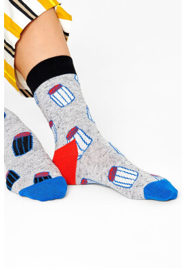Happy Socks Чорапи дамски в сиво - Pepit.bg