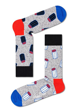 Happy Socks Чорапи дамски в сиво - Pepit.bg