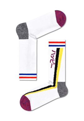 Happy Socks Чорапи в бяло - Pepit.bg