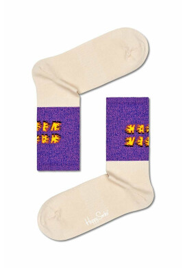 Happy Socks Чорапи Beige Happy Vibes - Pepit.bg