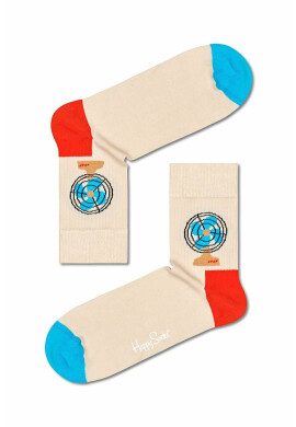 Happy Socks Чорапи Beige My Biggest Fan в бежово - Pepit.bg
