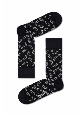 Happy Socks Чорапи Black Socks в черно - Pepit.bg