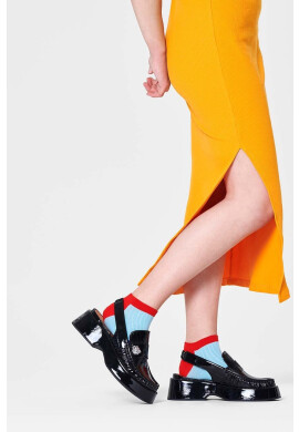 Happy Socks Чорапи Block Rib Low Sock - Pepit.bg