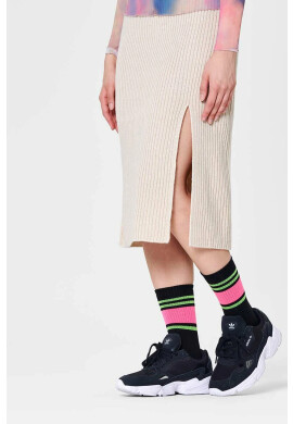 Happy Socks Чорапи Blocked Stripe в черно - Pepit.bg