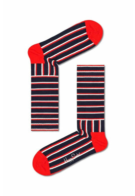 Happy Socks Чорапи Blocked Stripe в тъмносиньо - Pepit.bg