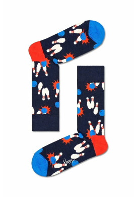 Happy Socks Чорапи Bowling в тъмносиньо - Pepit.bg