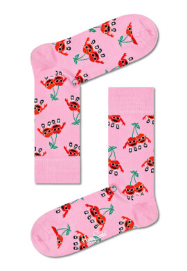 Happy Socks Чорапи Cherry Mates дамски в розово - Pepit.bg