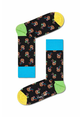 Happy Socks Чорапи Cocunut Cocktail в черно - Pepit.bg