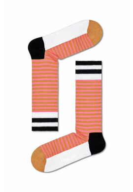 Happy Socks Чорапи Dark Pink Neon Stripe в розово - Pepit.bg