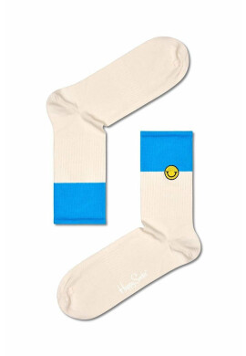 Happy Socks Чорапи Happy Blocked в бежово - Pepit.bg
