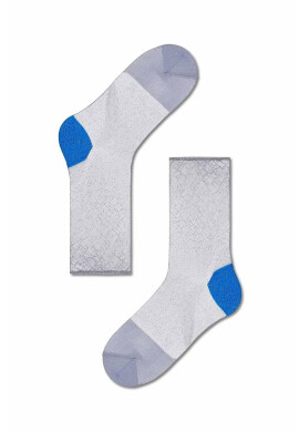 Happy Socks Чорапи Light Blue Franca Ankle в сиво - Pepit.bg