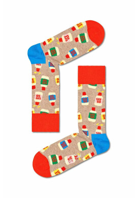 Happy Socks Чорапи Light Brown в бежово - Pepit.bg