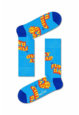 Happy Socks Чорапи Number One Dad в тюркоазено - Pepit.bg