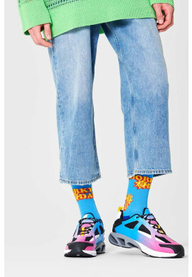 Happy Socks Чорапи Number One Dad в тюркоазено - Pepit.bg