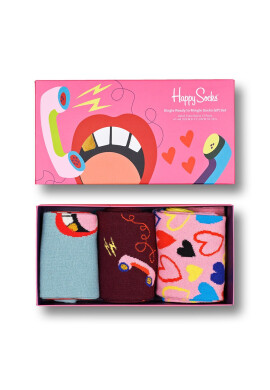 Happy Socks Чорапи Single Ready To Mingle (3 чифта) мъжки - Pepit.bg