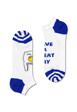 Happy Socks Чорапи Souvenir Low Sock в бяло - Pepit.bg