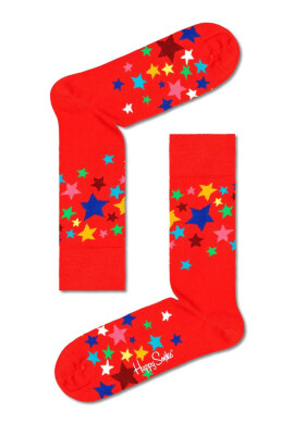 Happy Socks Чорапи Stars Sock в червено - Pepit.bg