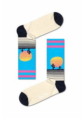 Happy Socks Чорапи Sunset в тюркоазено - Pepit.bg
