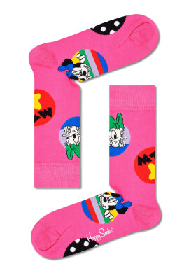 Happy Socks Чорапи x Disney Daisy & Minnie Dot дамски в розово - Pepit.bg