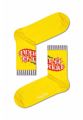 Happy Socks Чорапи Yellow Greetings в жълто - Pepit.bg