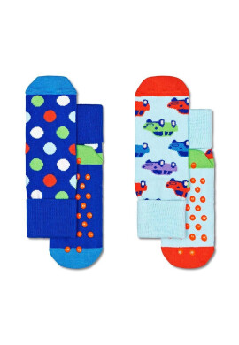 Happy Socks Детски чорапи (2 броя) в синьо - Pepit.bg