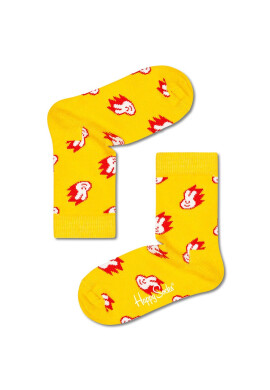 Happy Socks Детски чорапи в жълто - Pepit.bg