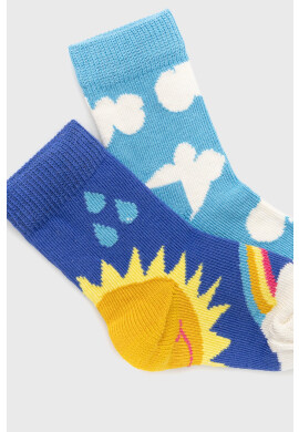 Happy Socks Детски чорапи After Rain (2 чифта) (2-Pack) - Pepit.bg