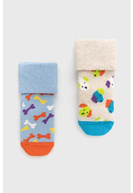 Happy Socks Детски чорапи Dog Terry (2 чифта) - Pepit.bg