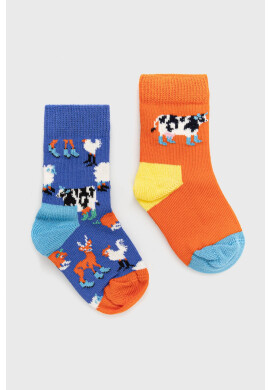 Happy Socks Детски чорапи Farmlife (2 чифта) - Pepit.bg
