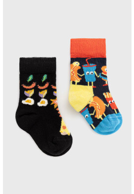 Happy Socks Детски чорапи Food Friends (2 чифта) - Pepit.bg
