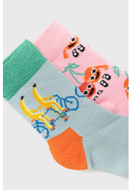 Happy Socks Детски чорапи Fruit Mates (2 чифта) - Pepit.bg