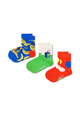 Happy Socks Детски чорапи Kids Banana (3 чифта) - Pepit.bg