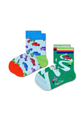 Happy Socks Детски чорапи Kids Car (2 чифта) в синьо - Pepit.bg