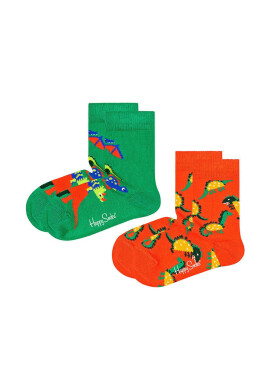 Happy Socks Детски чорапи Kids Dinos (2 чифта) - Pepit.bg