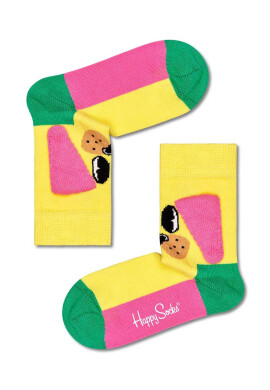 Happy Socks Детски чорапи Kids Doggo в жълто - Pepit.bg