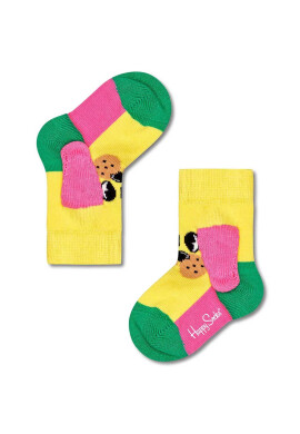Happy Socks Детски чорапи Kids Doggo в жълто - Pepit.bg
