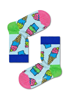 Happy Socks Детски чорапи Kids Ice Cream в синьо - Pepit.bg