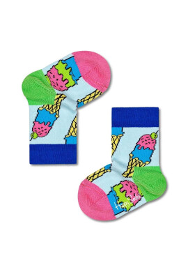 Happy Socks Детски чорапи Kids Ice Cream в синьо - Pepit.bg