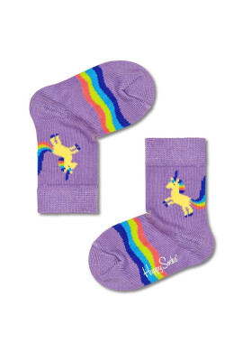 Happy Socks Детски чорапи Kids Rainbow Tail в лилаво - Pepit.bg