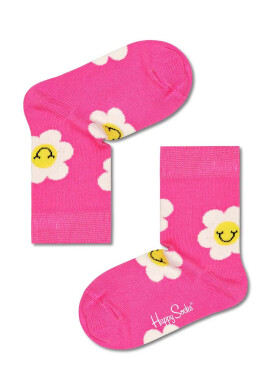 Happy Socks Детски чорапи Kids Smiley Daisy в розово - Pepit.bg