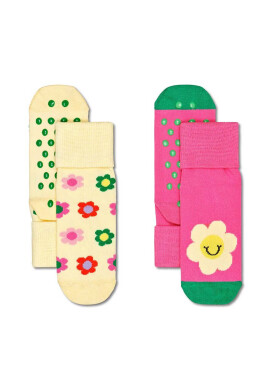 Happy Socks Детски чорапи Kids Smiley Daisy (2 чифта) - Pepit.bg