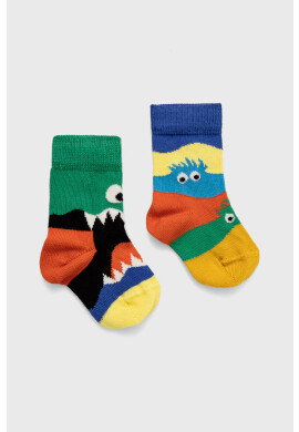 Happy Socks Детски чорапи Monsters (2 чифта) - Pepit.bg