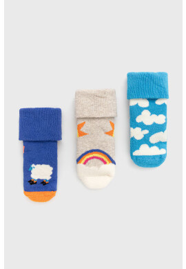 Happy Socks Детски чорапи Over The Clouds Terry (3 чифта) - Pepit.bg