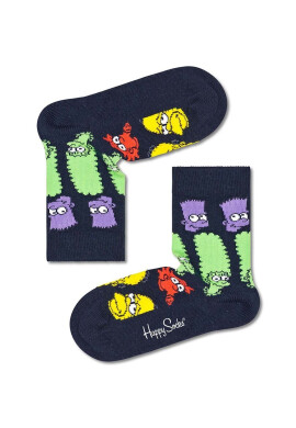 Happy Socks Детски чорапи Rainbow Family в черно - Pepit.bg