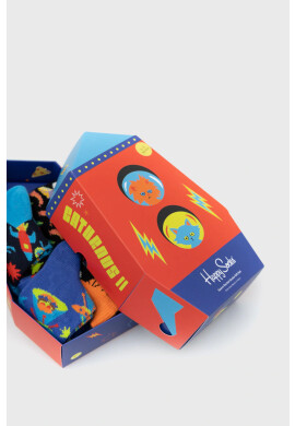 Happy Socks Детски чорапи Space Socks Gift Set (4 чифта) - Pepit.bg