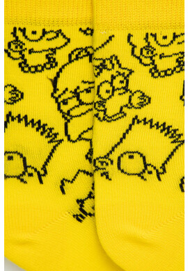 Happy Socks Детски чорапи The Simpsons Family Kids в жълто - Pepit.bg