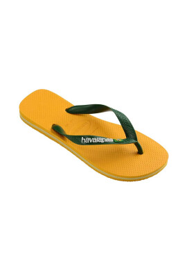 Havaianas Детски джапанки BRASIL LOGO в жълто - Pepit.bg