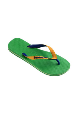 Havaianas Детски джапанки BRASIL MIX в зелено - Pepit.bg