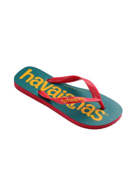 Havaianas Детски джапанки LOGOMANIA в тюркоазено - Pepit.bg
