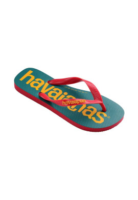 Havaianas Детски джапанки LOGOMANIA в тюркоазено - Pepit.bg